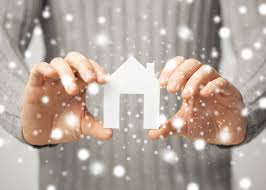 Home in winter